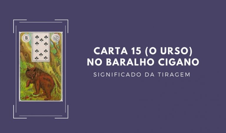 A Carta Do Urso No Baralho Cigano